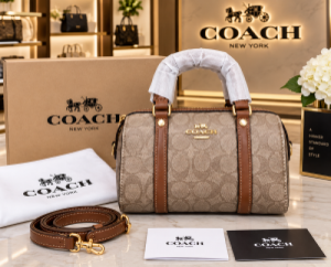 Coachh rowan speedy mini duffle bag with premium quality box