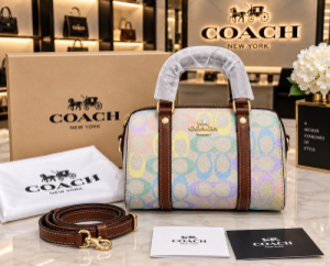 Coachh rowan speedy mini duffle bag with premium quality box