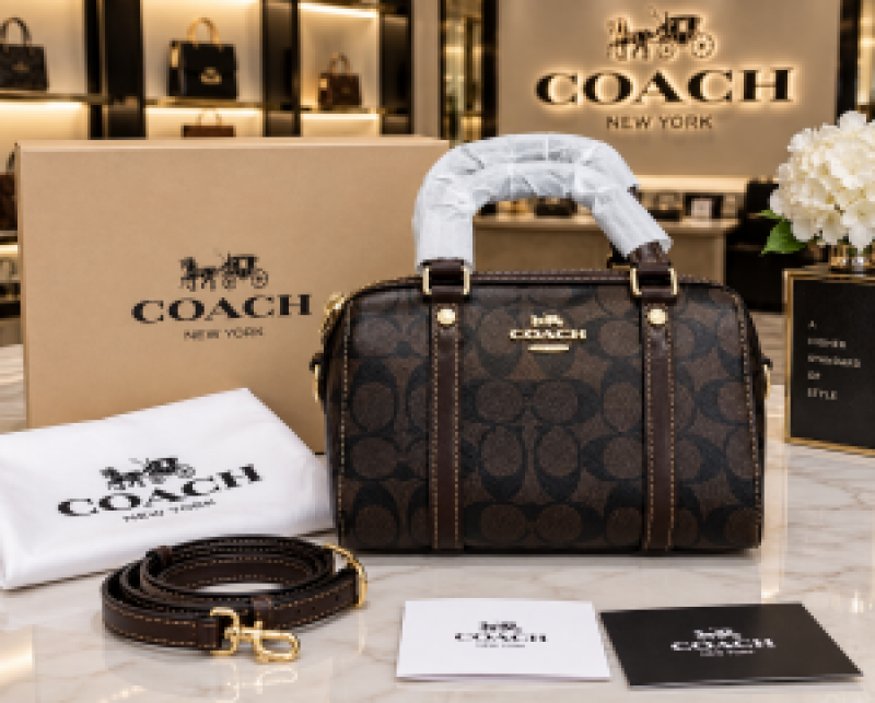 Coachh rowan speedy mini duffle bag with premium quality box