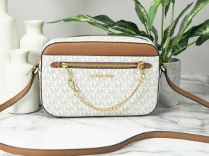 MichaelKors Jet Set East West Chain Crossbody Sling with box