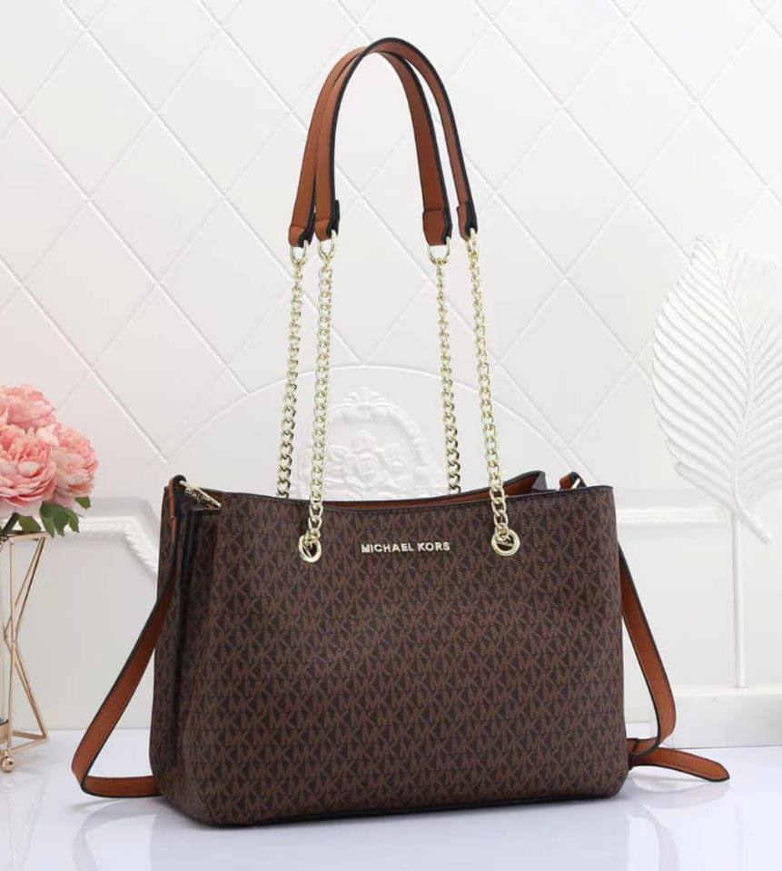 Michael Kors Teagan Large Logo Shoulder Bag With Dust Bag