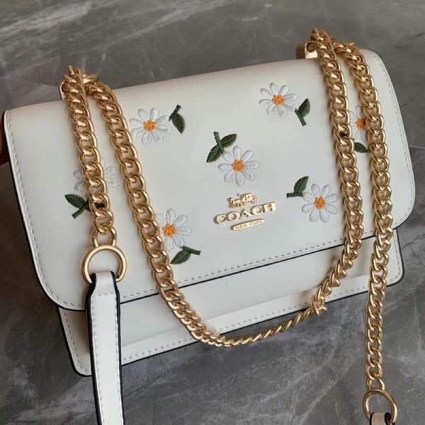 Coachh Klare flower Crossbody In Signature Bag With OG Box &amp; Dust Bag