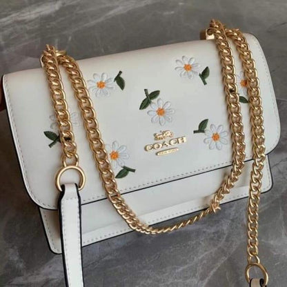 Coachh Klare flower Crossbody In Signature Bag With OG Box &amp; Dust Bag