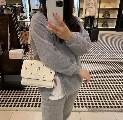 Coachh Klare flower Crossbody In Signature Bag With OG Box &amp; Dust Bag