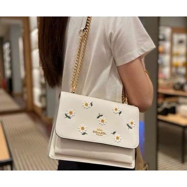 Coachh Klare flower Crossbody In Signature Bag With OG Box &amp; Dust Bag
