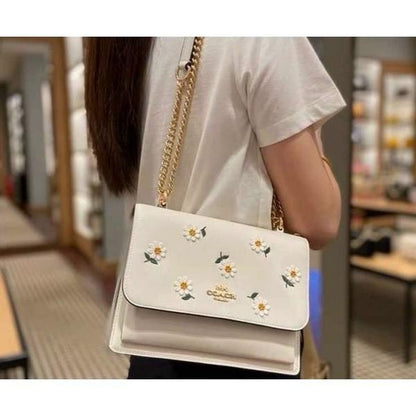 Coachh Klare flower Crossbody In Signature Bag With OG Box &amp; Dust Bag