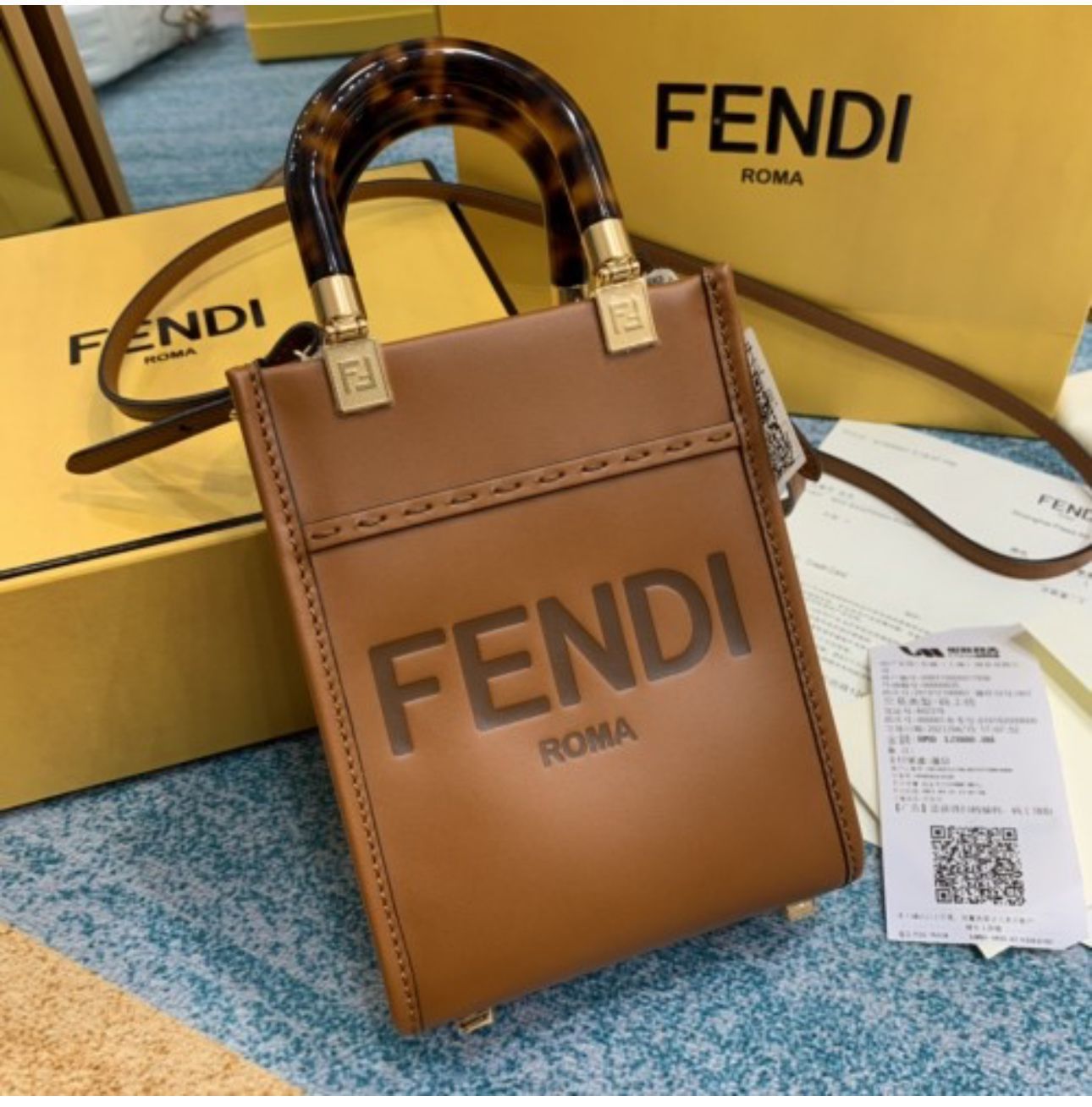Fendi sunshine stopper mini with box