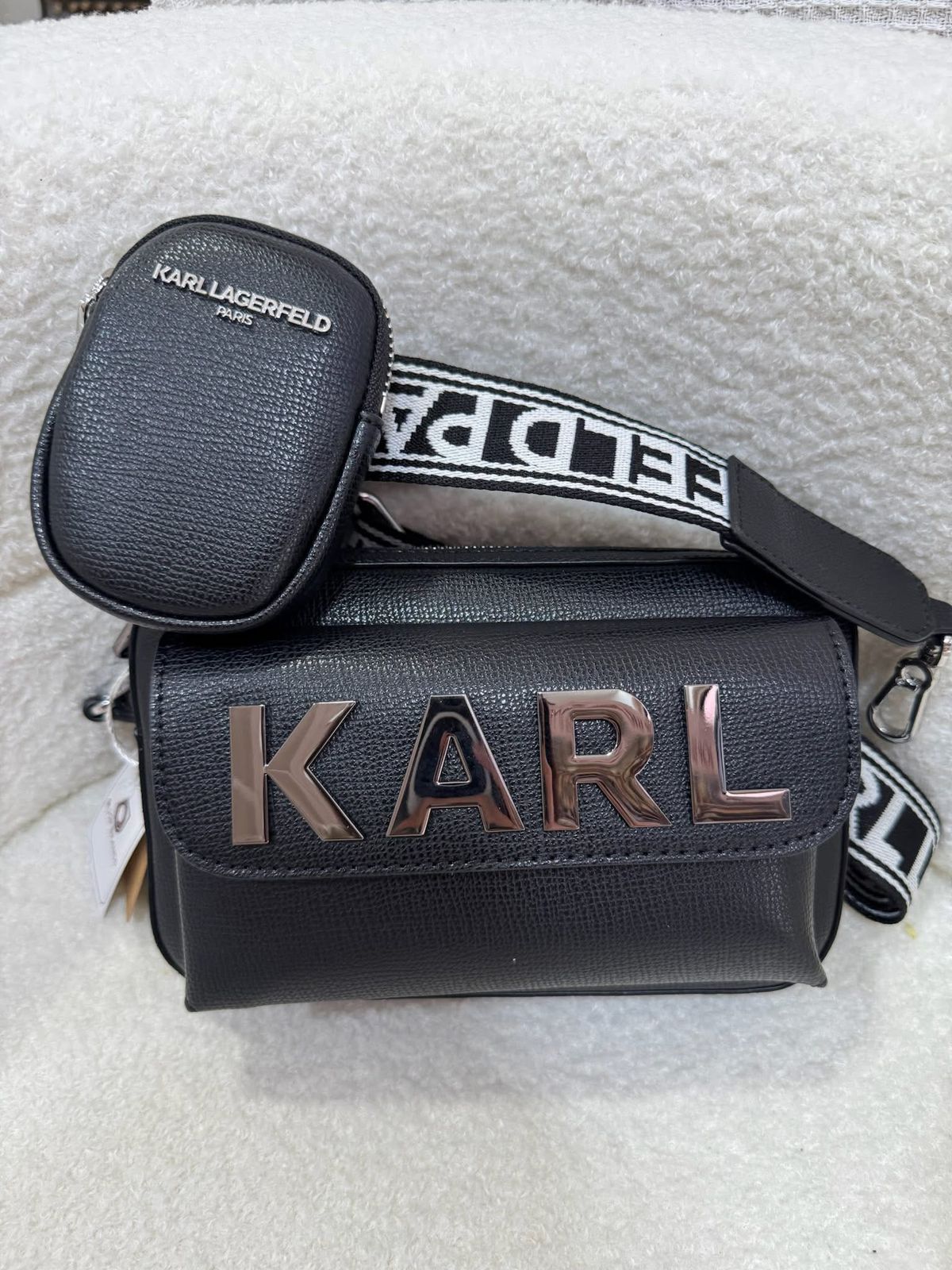 Karll Lagerfeld Maybelle Camera Crossbody Bag