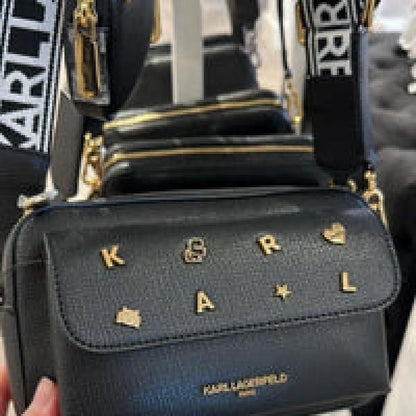 Karl Lagerfeld Maybelle Camera Crossbody Bag With Original Packing