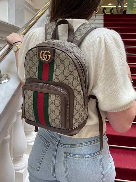 Gucci Ophidia GG Small Backpack Unisex With DustBag