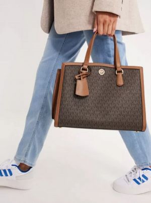 Miichael Korrs chantal logo tote bag premium quality with dust cover