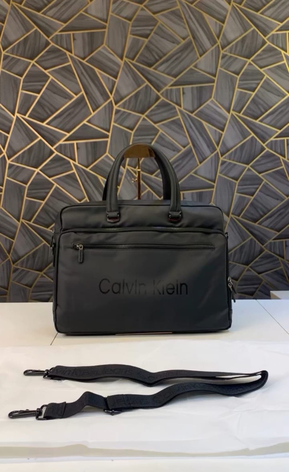 CALVIN KLEIN LAPTOP BAG PREMIUM LATHER QULITY