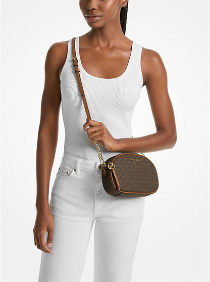 Michael Kors jet set charm small camera crossbody purse bag handbag messenger mk with box