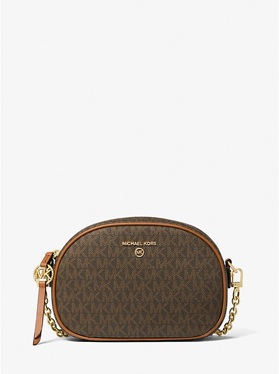 Michael Kors jet set charm small camera crossbody purse bag handbag messenger mk with box