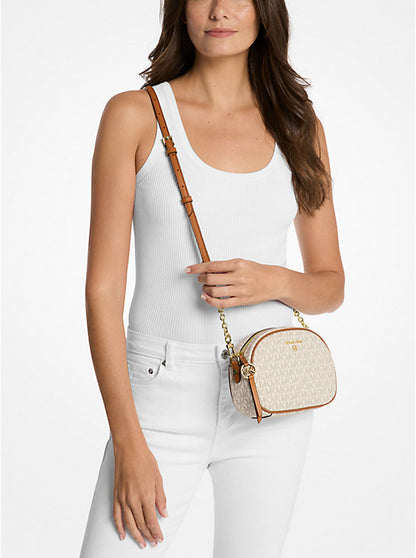 Michael Kors jet set charm small camera crossbody purse bag handbag messenger mk with box