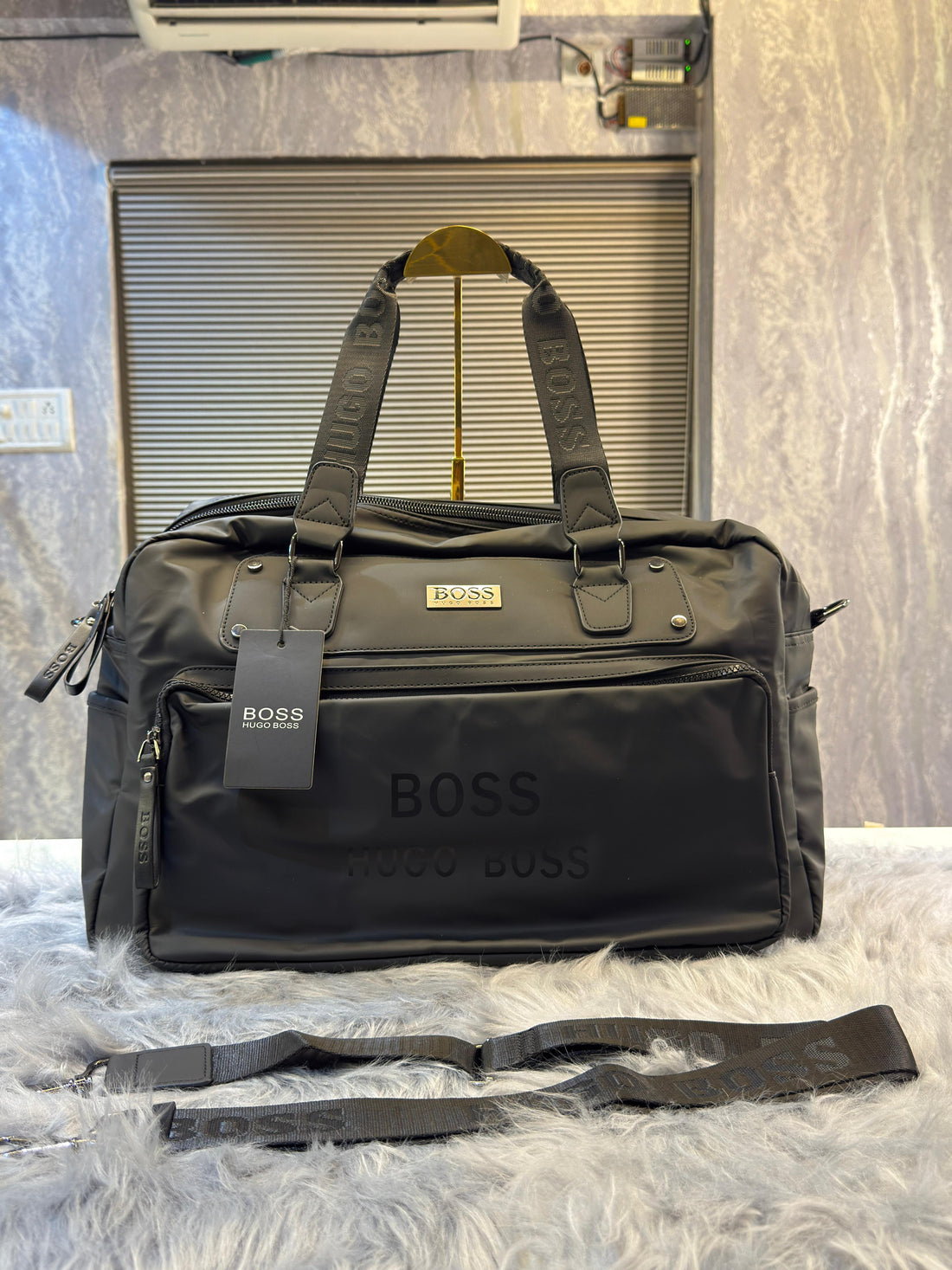 BOSS DUFFLE BAG PREMIUM QUALITY