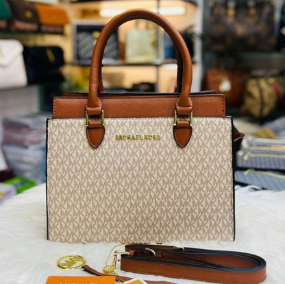 Michaell Kors Satchel Shoulder Bag With Dust Bag Includes Logo