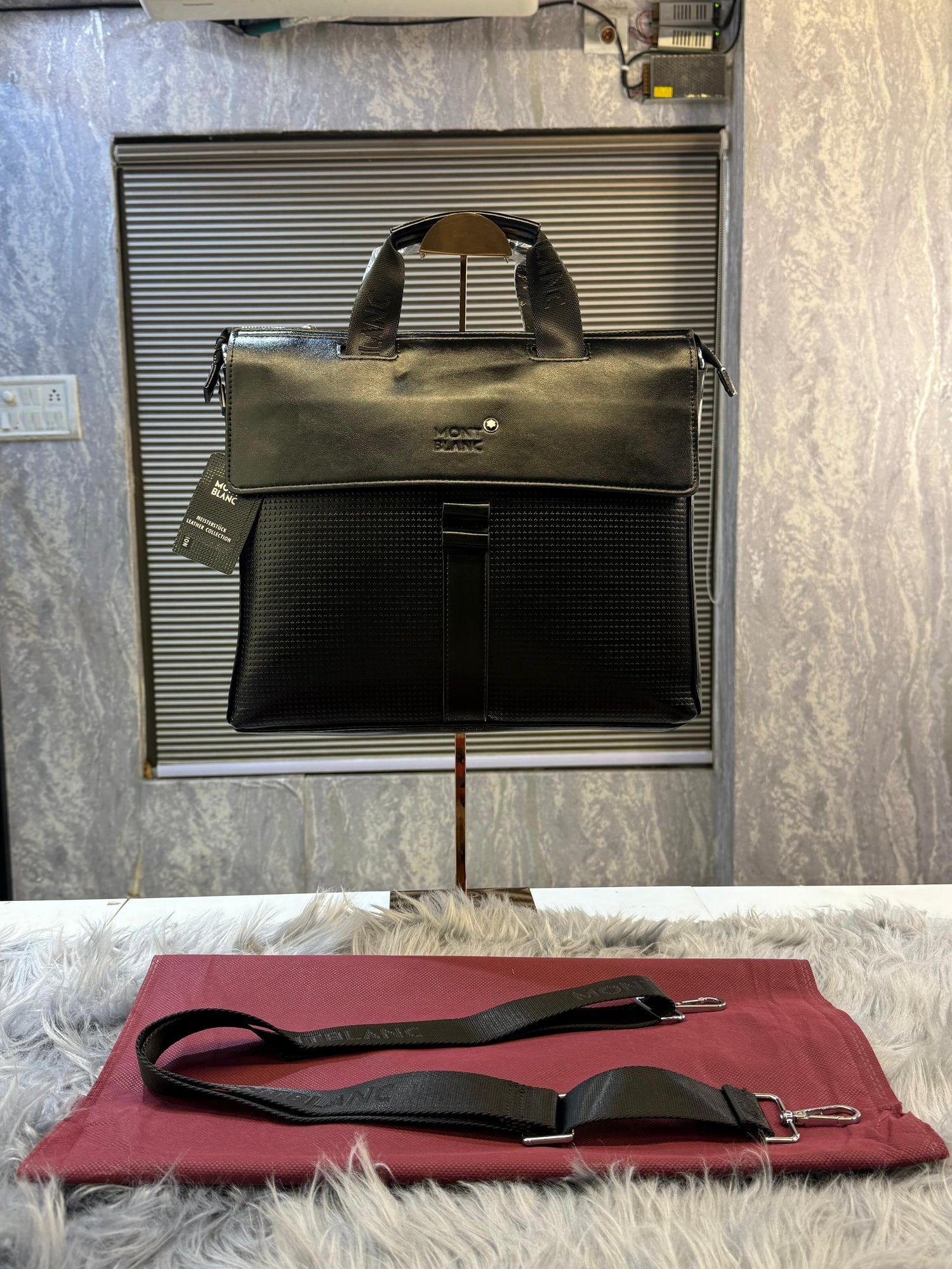 Mont blanc Polished Premium Quality Laptop Bag