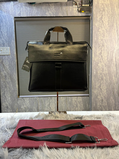 Mont blanc Polished Premium Quality Laptop Bag