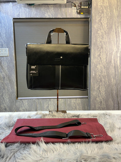 Mont blanc Polished Premium Quality Laptop Bag
