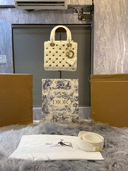 Christian DIOR LADY BAG WITH BRAND DOUBLE BOX