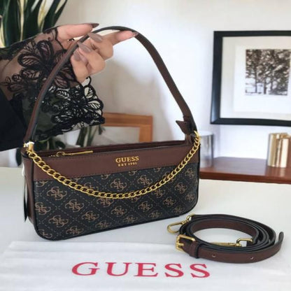 Gueess Katey Mini Top Zip Shoulder Bag with box premium quality