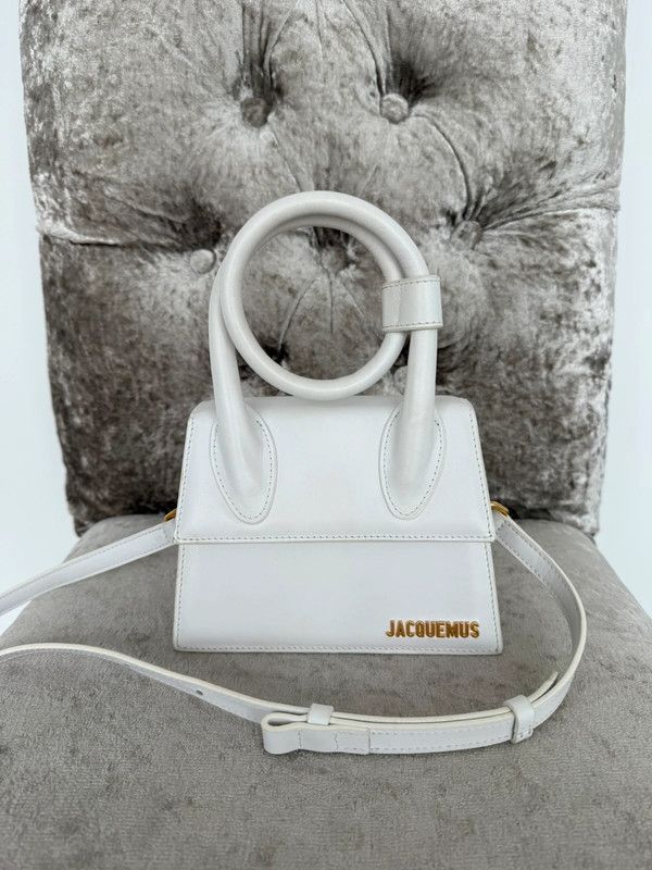 Jaccquemus Le Chiquito Noeud leather bag with box premium quality