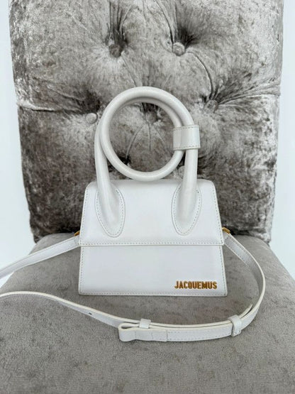 Jaccquemus Le Chiquito Noeud leather bag with box premium quality