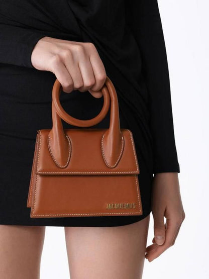 Jaccquemus Le Chiquito Noeud leather bag with box premium quality