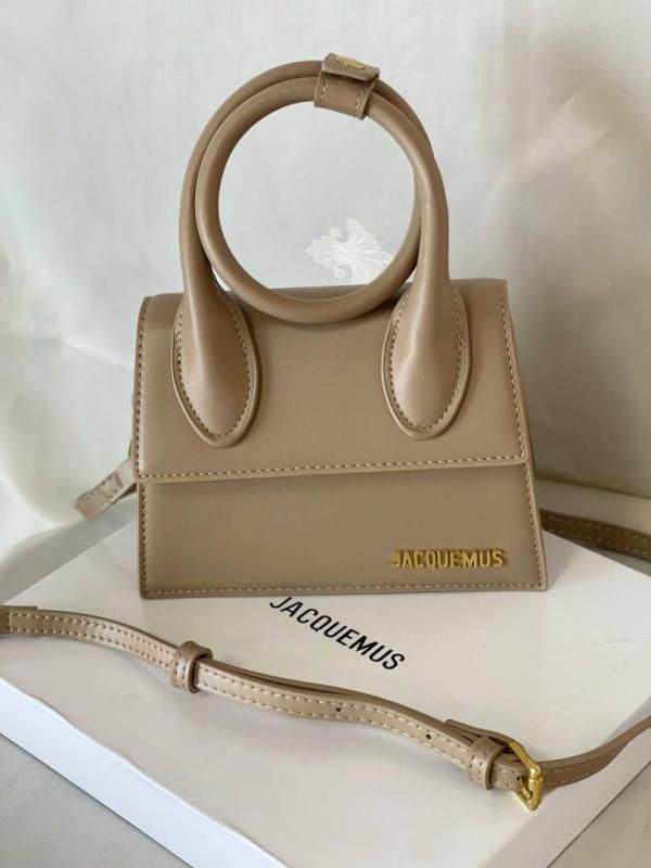 Jaccquemus Le Chiquito Noeud leather bag with box premium quality
