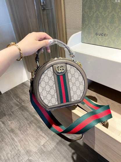 Guccii ophidia round slingbag with og double box