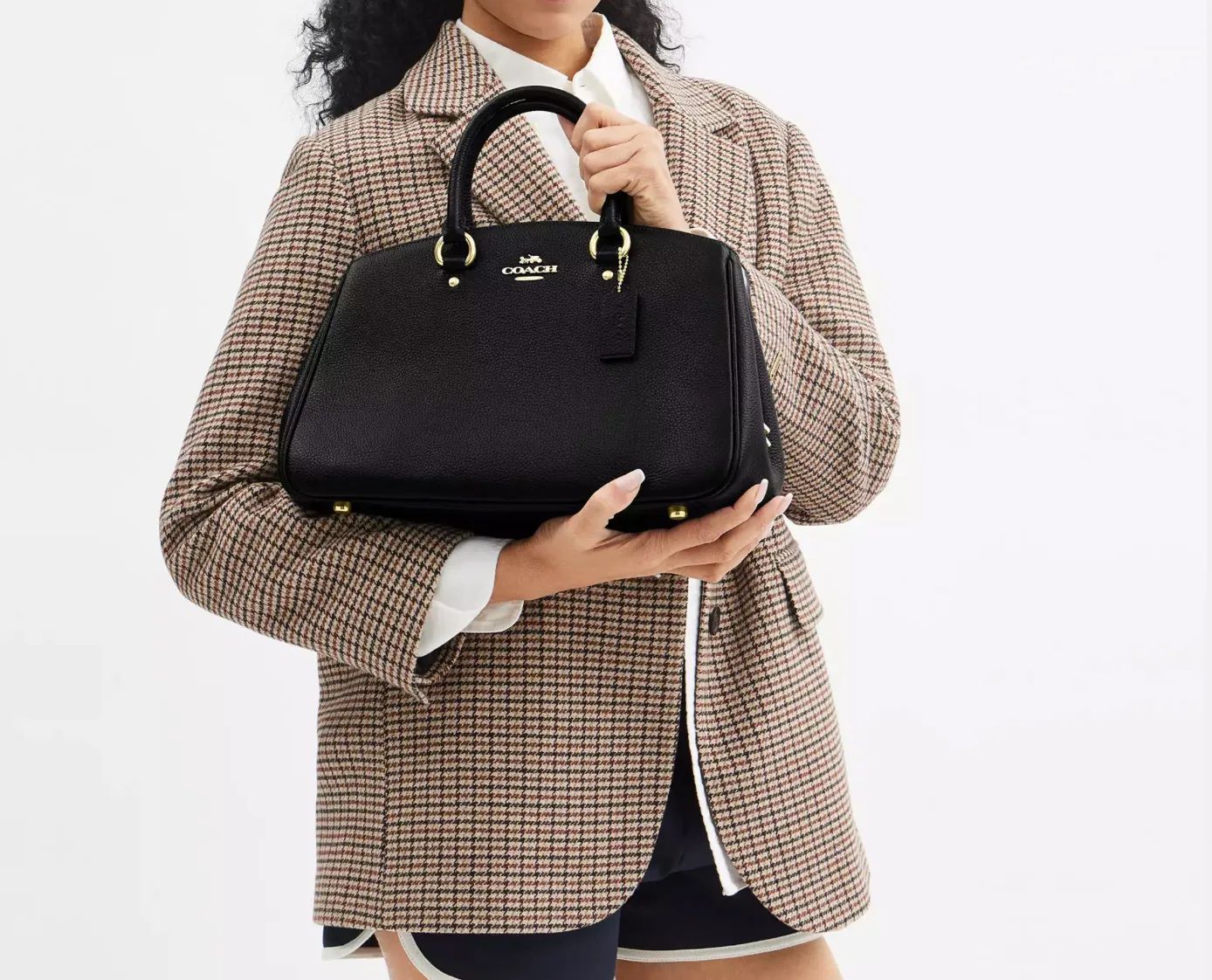 Coaach Savannah Carryall Stachel Bag With Box Dustbag Slingbelt Card