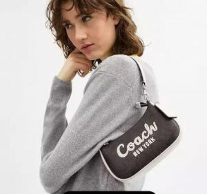 Coachh teri crossbody canvas material premium quality with og box