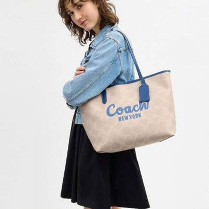 Coachh city tote graphic bag tote bag premium quality with dust cover