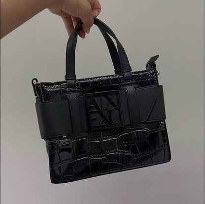 Armanii Large Satchel Bag With Original Box Dust Cover