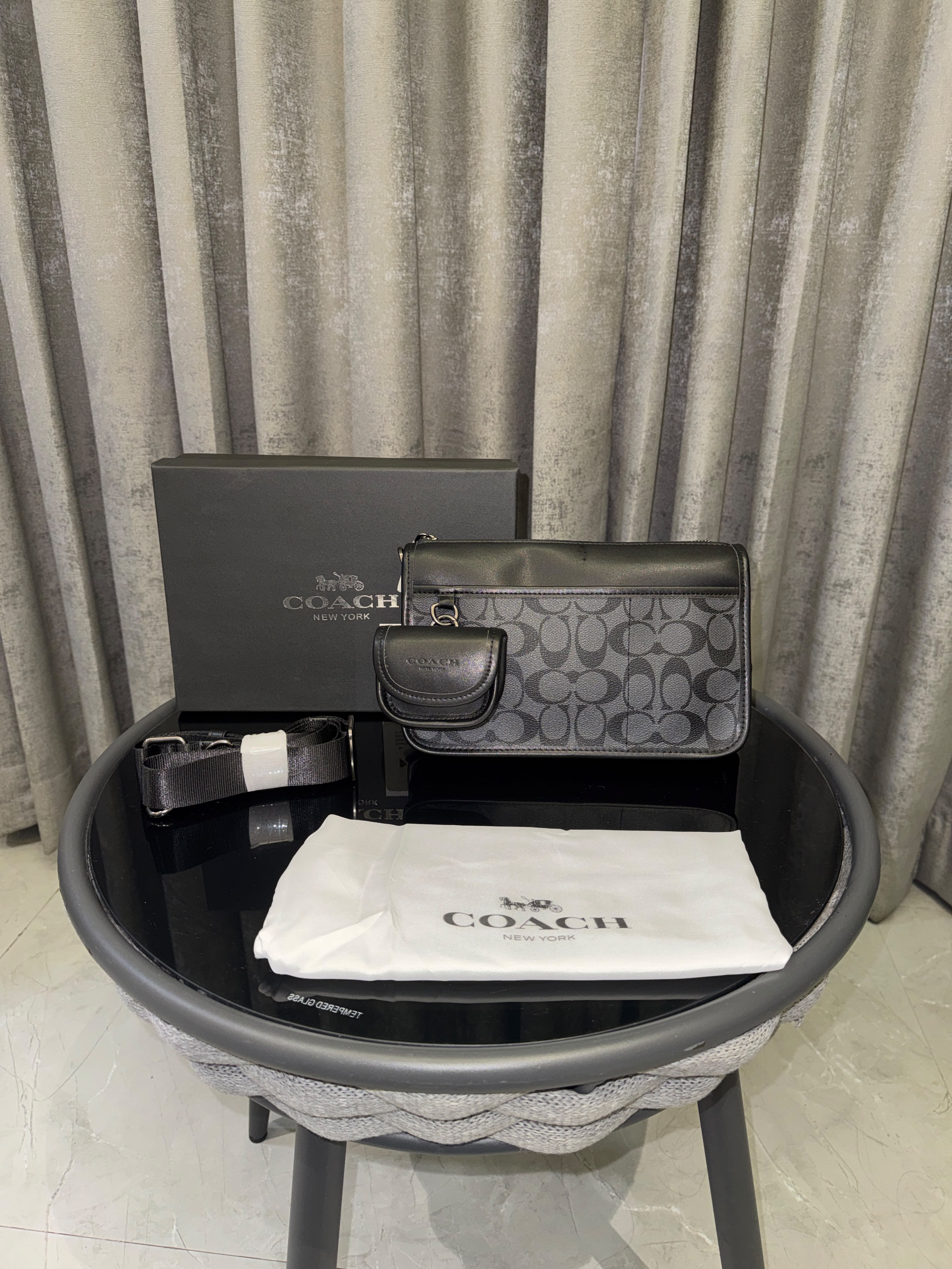 Coachh Heritage crossbody sling bag With Box premium quality