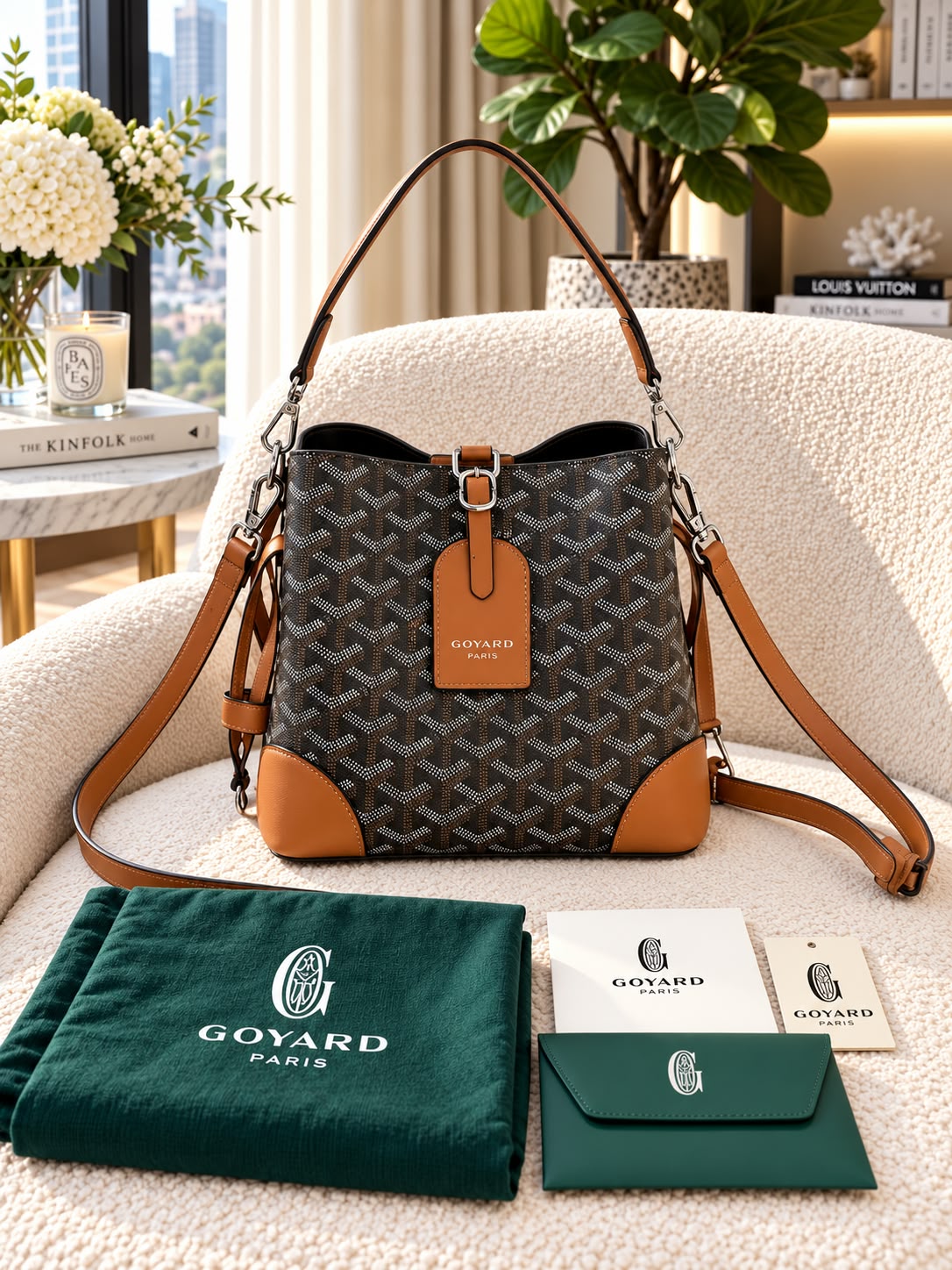 Goyarrd bucket bag with premium quality box