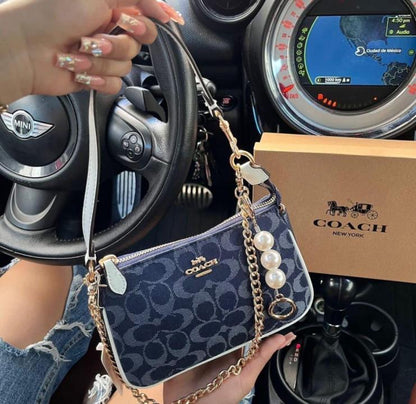 Coach Nolita Classy Flower Patch Sling Bag With box