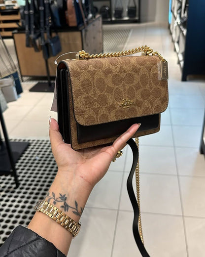 Coachh Klare flower Crossbody In Signature Bag With OG Box &amp; Dust Bag
