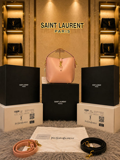saiint laurrent bucket bag with og box