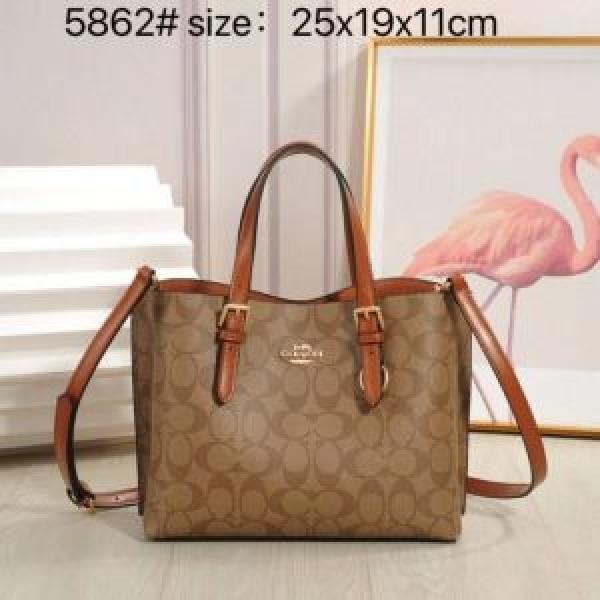 Coaach Mollie Leather Tote Bag With Dust Bag &amp; Shoulder Strap