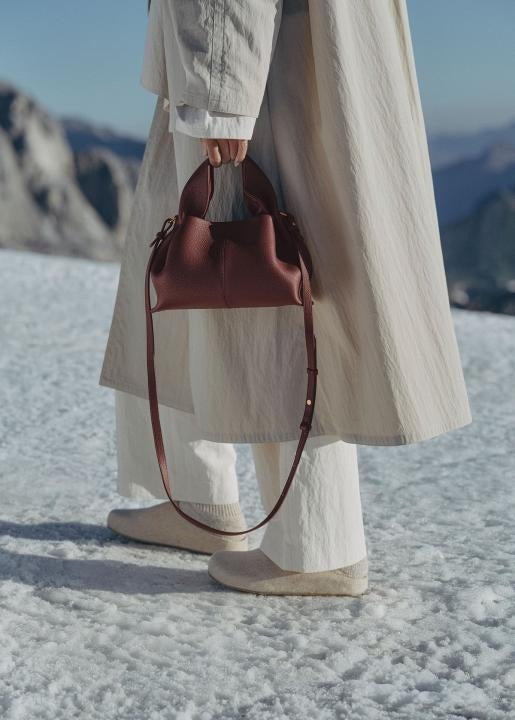 Poleene Numero Neuf Leather Shoulder Bag with box
